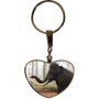 Porte clés coeur personnalisable exemple: mammouth