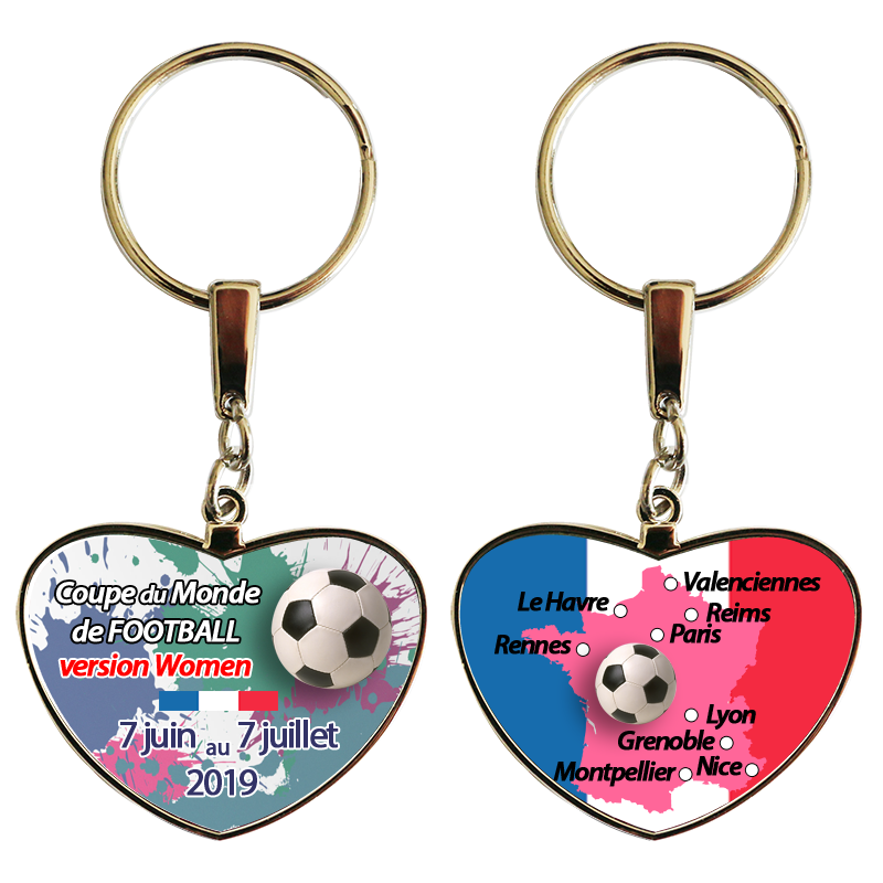 Porte clés coupe du monde 2019 de football féminin